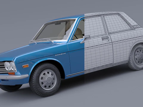 1970 Nissan Datsun 510 3D Model