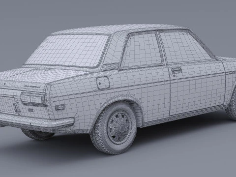 1970 Nissan Datsun 510 3D Model