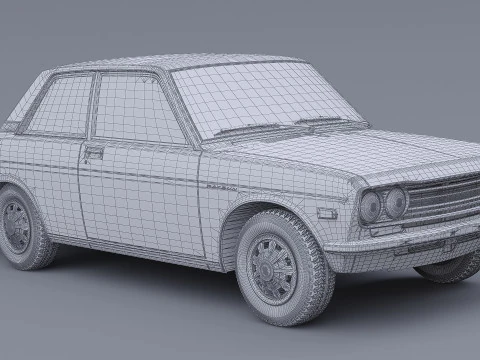 1970 Nissan Datsun 510 3D Model