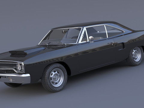 1970 Plymouth Road Runner 3D Model
