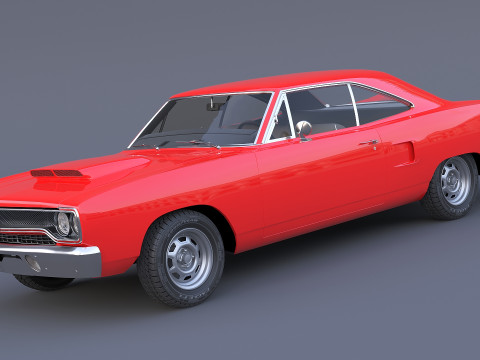 1970 Plymouth Road Runner 3D Model
