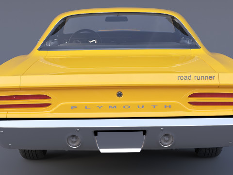 1970 Plymouth Road Runner 3D Model