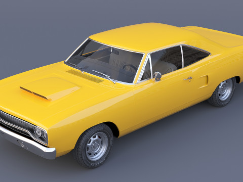 1970 Plymouth Road Runner 3D Model