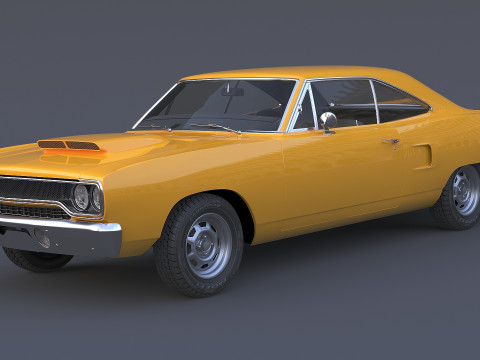 1970 Plymouth Road Runner 3D Model