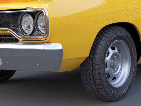 1970 Plymouth Road Runner 3D Model