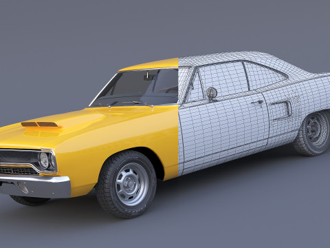 1970 Plymouth Road Runner 3D Model