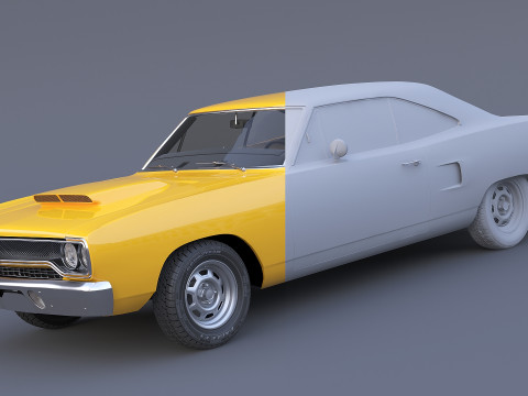 1970 Plymouth Road Runner 3D Model