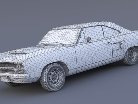 1970 Plymouth Road Runner 3D Model