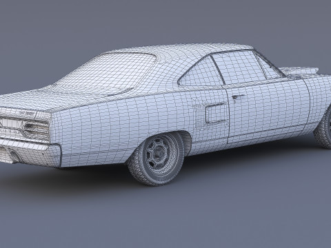 1970 Plymouth Road Runner 3D Model