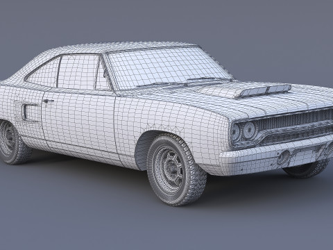 1970 Plymouth Road Runner 3D Model