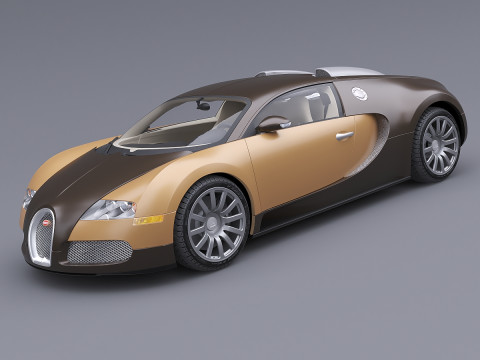Bugatti Veyron 164 2009 Modelo 3D