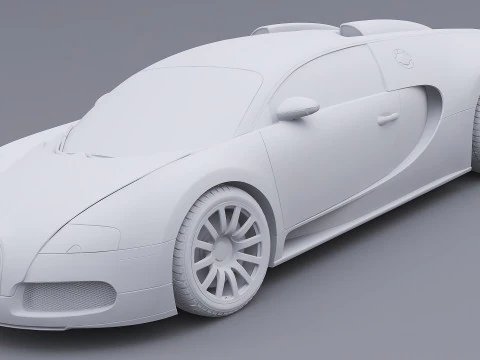 Bugatti Veyron 164 tahun 2009 Model 3D