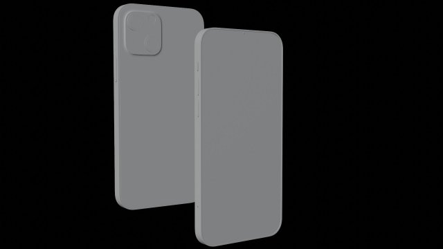 iphone 13 3D Model .c4d .max .obj .3ds .fbx .stl .blend 