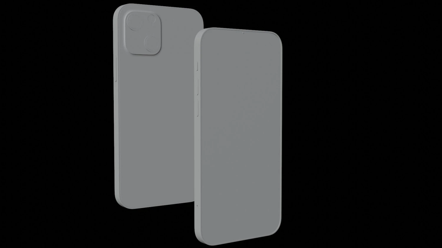 iphone 13 3D Model .c4d .max .obj .3ds .fbx .stl .blend 
