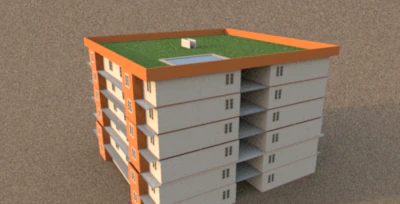 conjunto de apartamentos Modelo 3D .c4d .max .obj .3ds .fbx .stl .blend