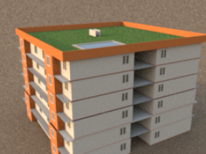 conjunto de apartamentos 3D Модель