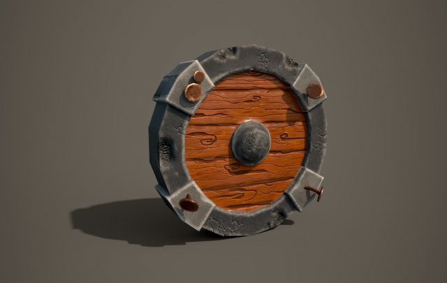 medieval shield 3D 모델 .c4d .max .obj .3ds .fbx .stl .blend 
