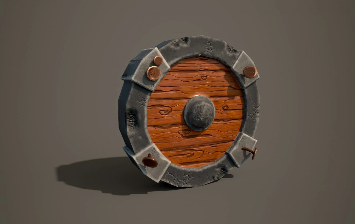 medieval shield 3D Model .c4d .max .obj .3ds .fbx .stl .blend 