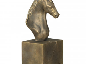 horse sculp low-poly 3D Model