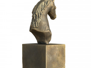 horse sculp low-poly 3D Model