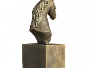 horse sculp low-poly 3D Model