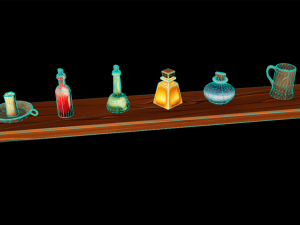 hand painted fantasy tavern assets Modelo 3D