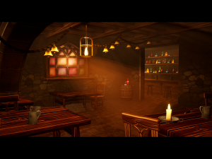 hand painted fantasy tavern assets 3D Модель