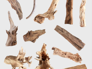 PSscanned Woodchips Pack 1 3D Model