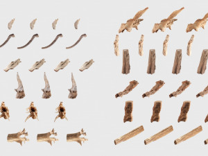 PSscanned Woodchips Pack 1 3D 模型