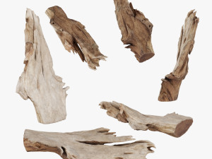 PSscanned Woodchips Pack 1 3D 模型