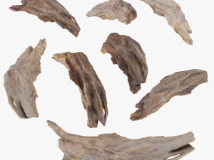 PSscanned Woodchips Pack 1 3D 模型
