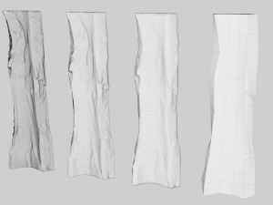 PSscanned Woodchips Pack 1 3D 模型
