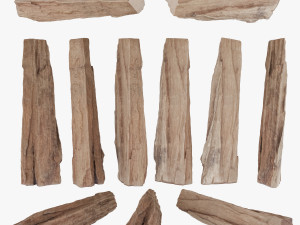 PSscanned Woodchips Pack 1 3D 模型
