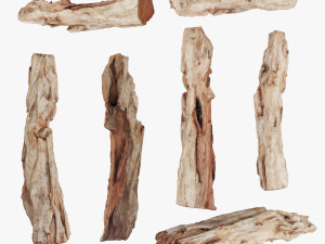 PSscanned Woodchips Pack 1 3D 模型