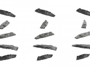 PSBlackMarble Scanned Pack1 3D Model