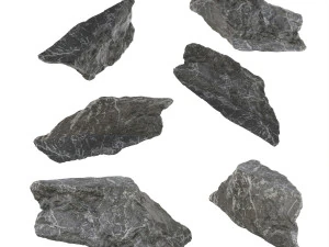 PSBlackMarble Scanned Pack1 3D Model
