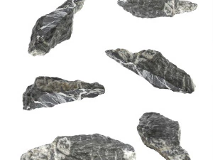PSBlackMarble Scanned Pack1 3D Model