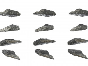 PSBlackMarble Scanned Pack1 3D Model