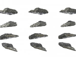 PSBlackMarble Scanned Pack1 3D Model
