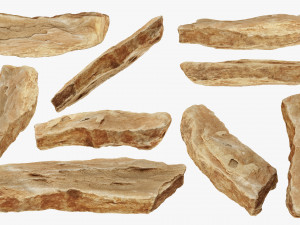 PSscanned stone pack 1 3D Model