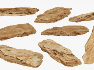 PSscanned stone pack 1 3D Model
