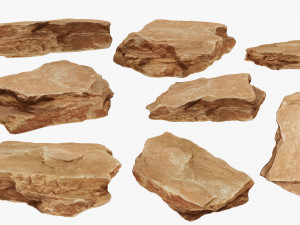 PSscanned stone pack 1 3D Model