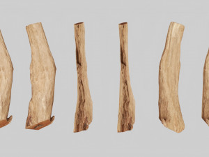 PSscanned Woodchips Pack 2 3D Model