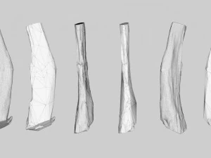 PSscanned Woodchips Pack 2 3D Model