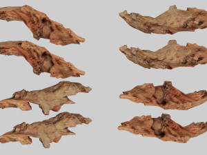 PSscanned Woodchips Pack 2 3D Model