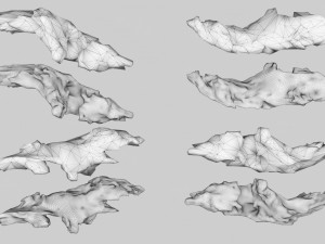 PSscanned Woodchips Pack 2 3D Model