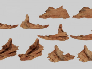 PSscanned Woodchips Pack 2 3D Model