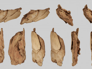 PSscanned Woodchips Pack 2 3D Model