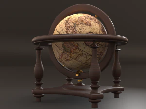 antique globe 3D Model