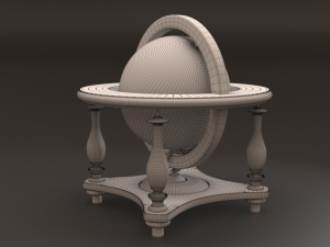 antique globe 3Dモデル